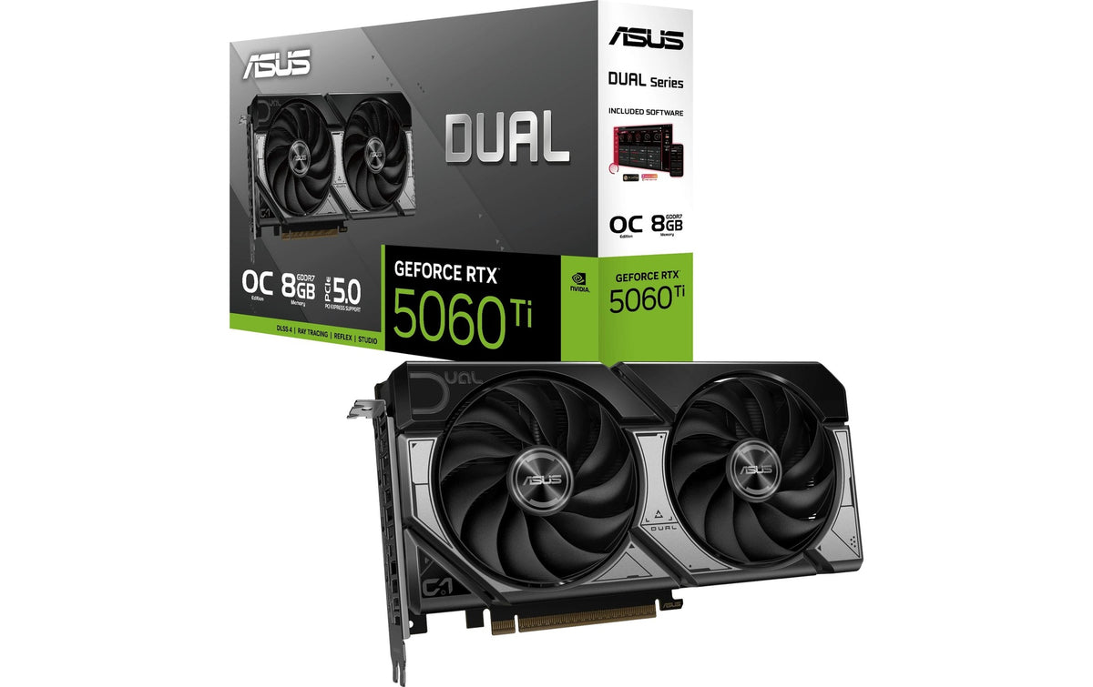 ASUS DUAL RTX5060TI O8G, GDDR7