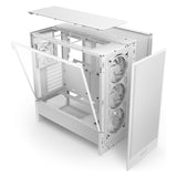 NZXT H5 Flow RGB ( 2024 ) (weiss, Tempered Glass) (ATX, mATX, Micro-ITX, Mini-ITX)