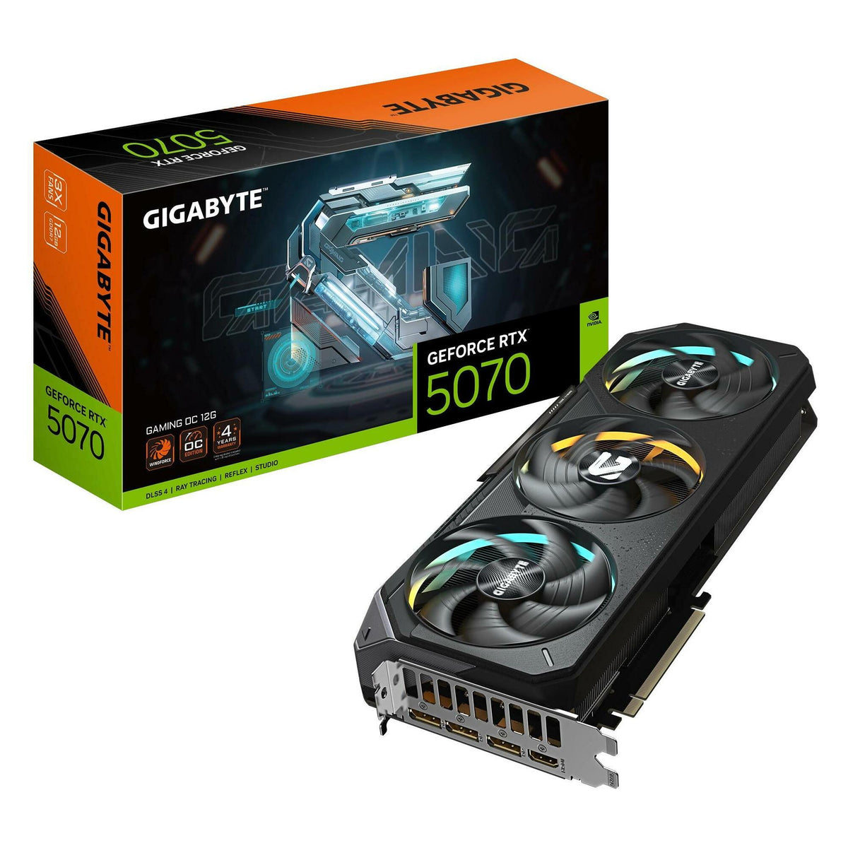 Gigabyte GeForce RTX 5070 GAMING OC (12 Go, GDDR7)