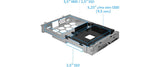 Chieftec m-ATX Gehäuse BE-10W-300, Weiss