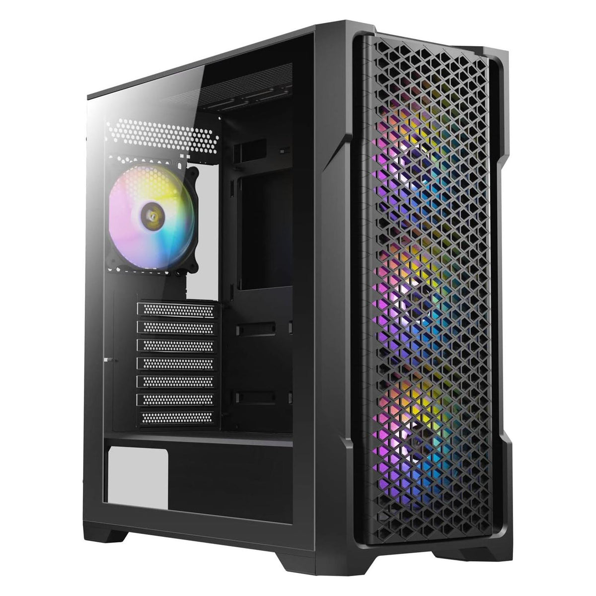 Antec Aller Gamer AX90 tour midi noir détail (ATX, ITX, mATX)