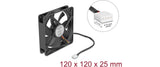 Delock Ventilateur 120x120x25mm 24V
