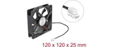 Delock Ventilateur 120x120x25mm 5V