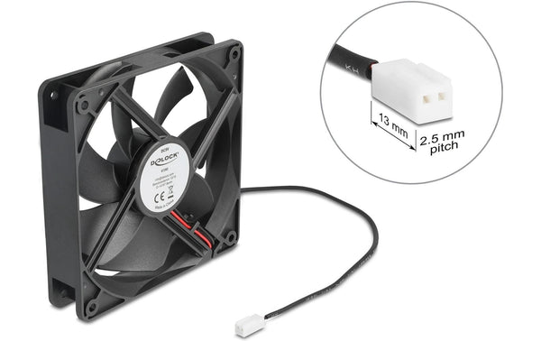 Delock Ventilateur 120x120x25mm 5V