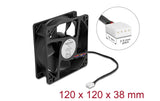 Delock Ventilateur 120x120x38mm 12V