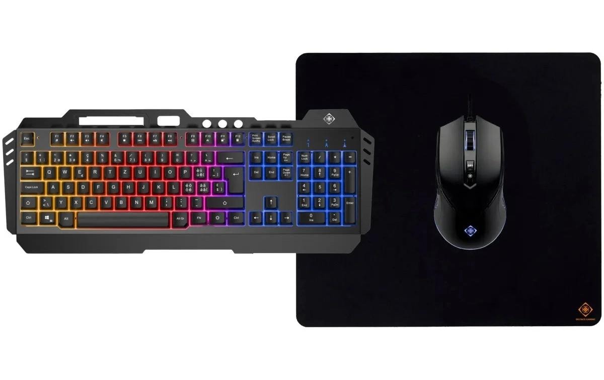 Deltaco 3 in 1 Gaming Kit RGB GAM-113V2 CH
