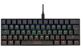 Deltaco TKL Gaming Keyboard mech RGB, black