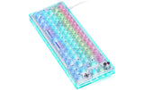 Deltaco TKL Gaming Keyboard mech RGB, trans