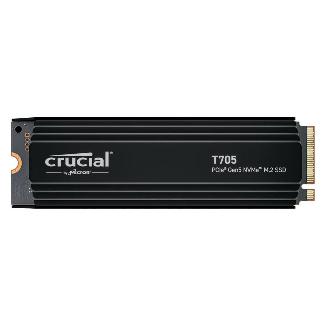 Crucial T705 4T PCIe Gen5 avec Heatsink*CT4000T705SSD5 (4000 Go, M.2 2280)