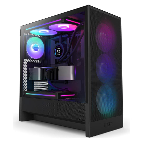 NZXT H5 Flow RGB ( 2024 ) (schwarz, Tempered Glass) (ATX, mATX, Mini-ITX)