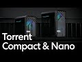 Fractal Torrent Compact Schwarz RGB TG Ligh