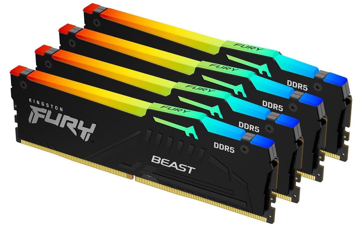 FURY Beast RGB DDR5 128 GB 4er-Kit 5600 MT/s