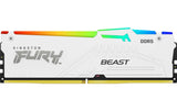 FURY Beast White RGB DDR5 32GB 2-Kit 6000MT