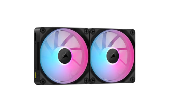 Corsair iCUE LX140 RGB Noir (x2)