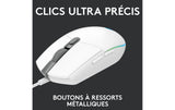 Logitech G203 Lightsync Gaming-Maus weiß