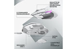 Logitech G502 X Plus white