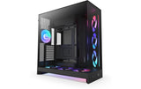 NZXT H9 Flow 2025 RGB+ Schwarz – SwissHardware Suisse