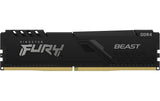 FURY Beast DDR4 128GB 4-Kit 3200MT/s Black
